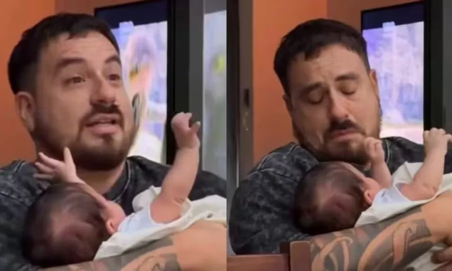 El llanto de Federico Bal al tener a upa al beb&eacute; de Sof&iacute;a Pachano