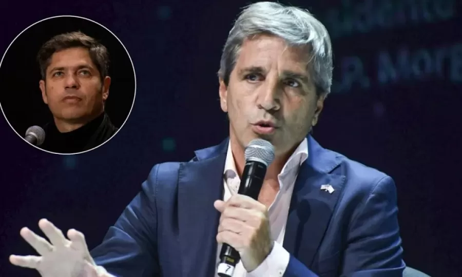 Luis Caputo fulmin&oacute; a Axel Kicillof y asegur&oacute; que ni con "una guerra mundial" ser&aacute; presidente
