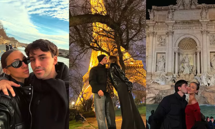 Las rom&aacute;nticas vacaciones de Toto Otero, el hijo mayor de Flor Pe&ntilde;a, con Camila Pardo por Europa