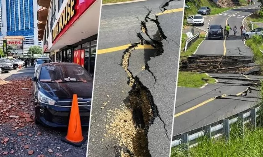 Un fuerte terremoto de magnitud 7,6 sacudi&oacute; Panam&aacute;