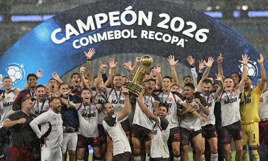 Lan&uacute;s le gan&oacute; a Flamengo y se consagr&oacute; campe&oacute;n de la Recopa Sudamericana