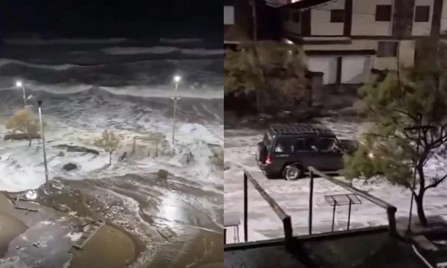 Olas de 7 metros, inundaciones y destrozos fue lo que provoc&oacute; la ciclog&eacute;nesis en la Costa Atl&aacute;ntica