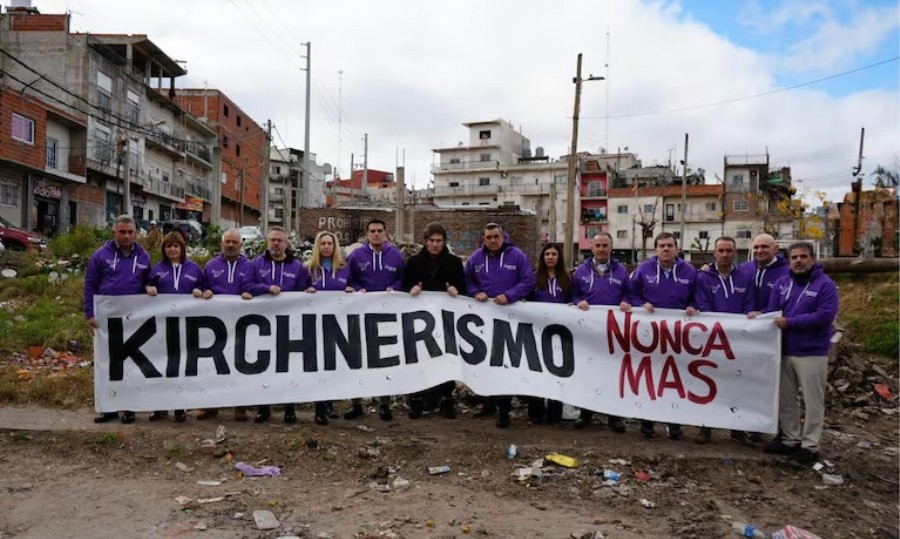 La polémica foto había sido sacada en la localidad de Villa Celina, partido de La Matanza.