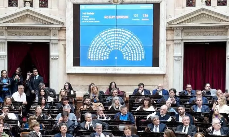 El oficialismo logr&oacute; quorum en Diputados para debatir discapacidad, morosidad y propiedad privada