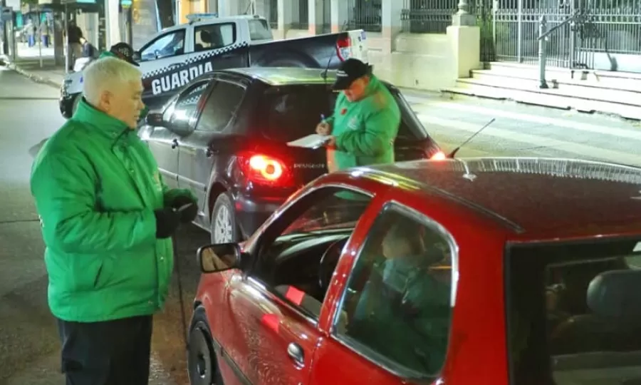 Operativo de seguridad y control vehicular en Monte Grande