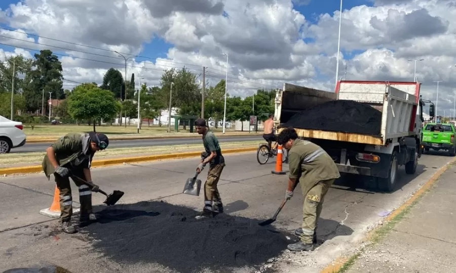 El Municipio avanza con los trabajos de bacheo