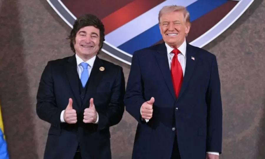 Donald Trump le record&oacute; a Milei su apoyo en las elecciones: "Estaba dos puntos abajo y subi&oacute; como un cohete"
