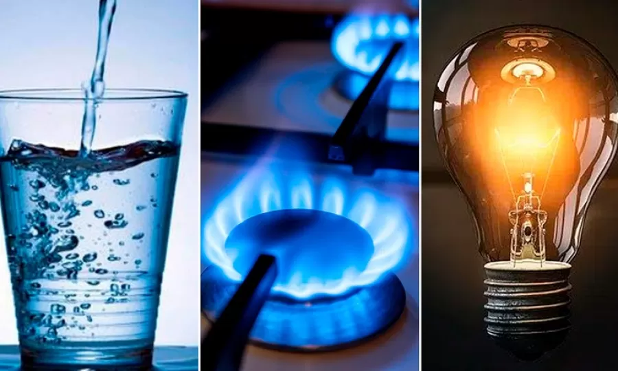 Desde enero, aumentan las tarifas de luz, gas y agua