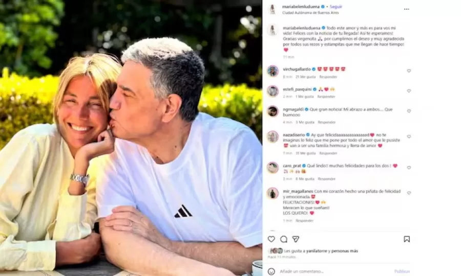 María Belén Ludueña espera su primer hijo con Jorge Macri
