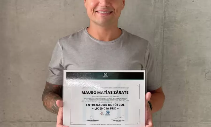 Mauro Z&aacute;rate se convirti&oacute; en DT