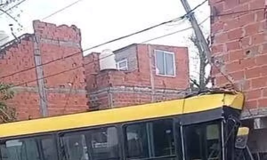 Un colectivo se incrust&oacute; en una casa y el chofer result&oacute; herido