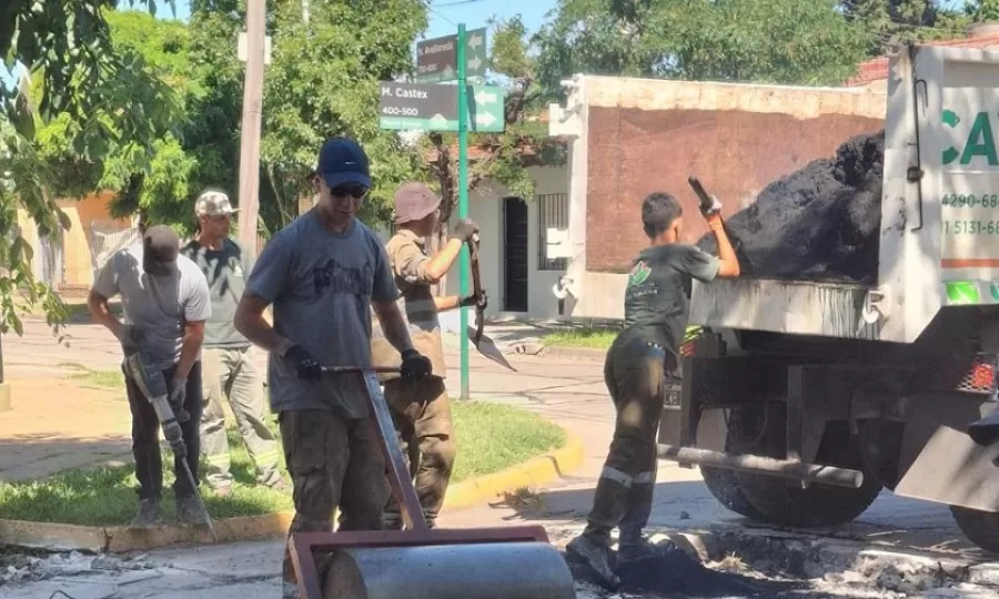 El Municipio avanza con los trabajos de bacheo