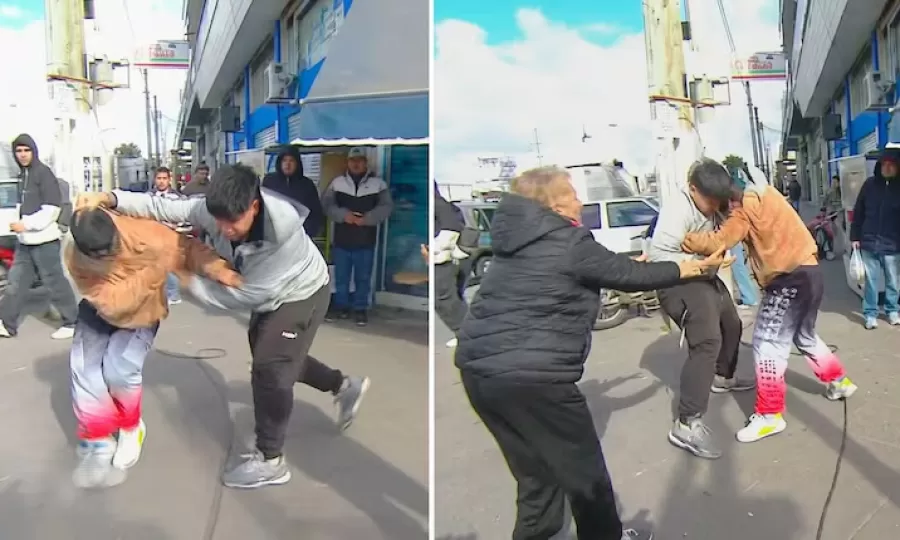 Brutal pelea entre familiares de v&iacute;ctimas y empleados de la cl&iacute;nica trucha de Gonz&aacute;lez Cat&aacute;n