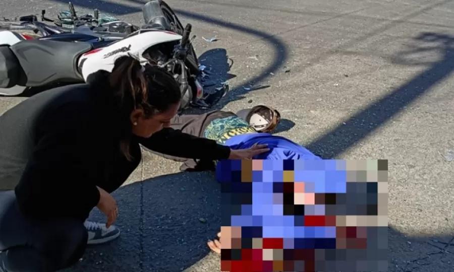 Un motociclista result&oacute; herido tras un choque