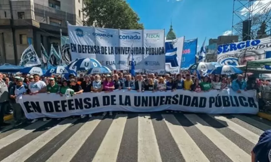 Docentes universitarios vuelven a las medidas de fuerza por el financiamiento educativo
