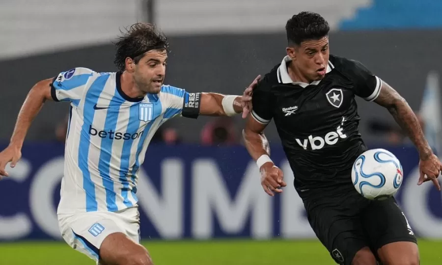 Botafogo le gan&oacute; a Racing 3 a 2 por la fase de grupos de la Copa Sudamericana