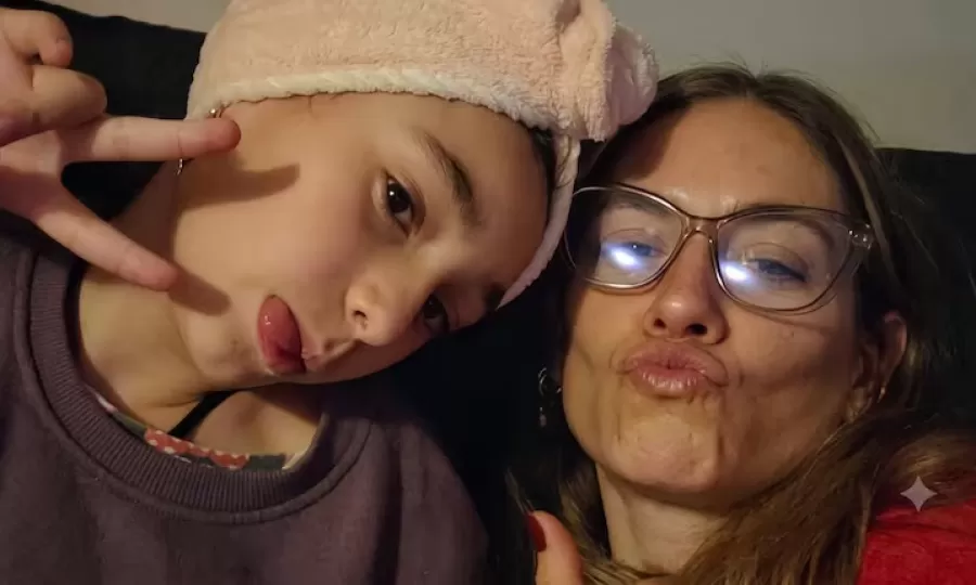 Roc&iacute;o Igarz&aacute;bal se emocion&oacute; con el festejo de los 10 a&ntilde;os de su hija Lupita