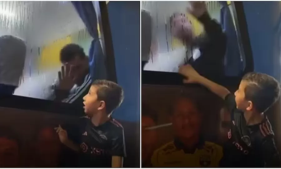 El gesto de Messi con el hijo de un jugador rival que recorri&oacute; el mundo