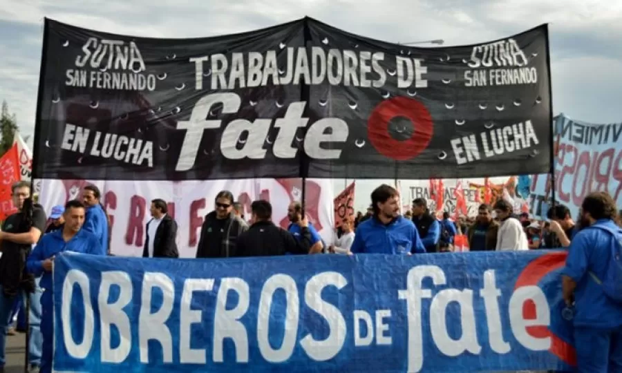 El sindicato del neum&aacute;tico acusa un &ldquo;lock out patronal&rdquo; y va al paro por el cierre de FATE