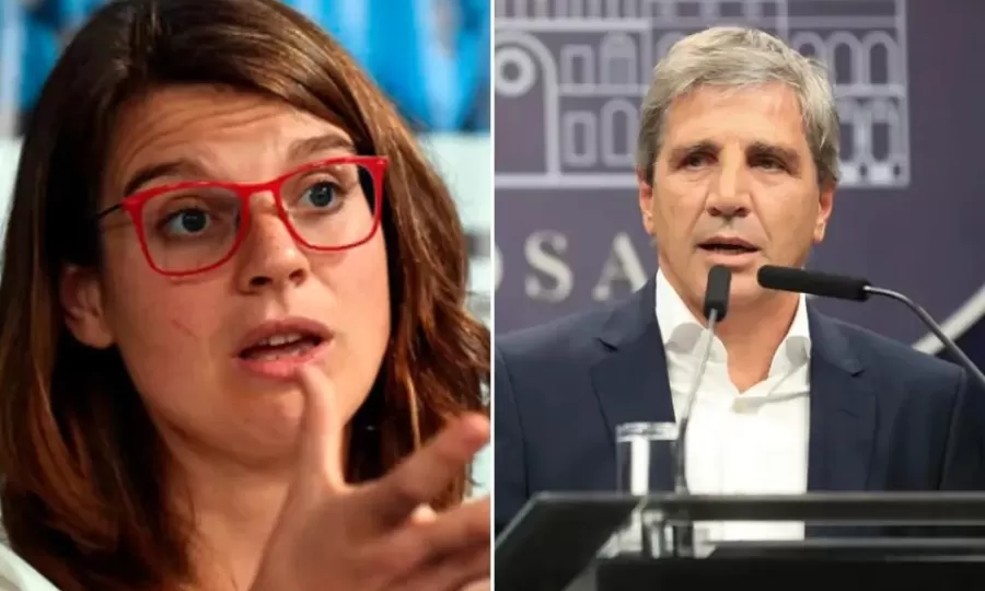 Fuerte cruce entre Delfina Rossi y Luis Caputo por la recompra de deuda