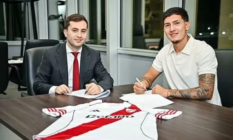 Tob&iacute;as Ram&iacute;rez fue presentado y ya tuvo su primer entrenamiento