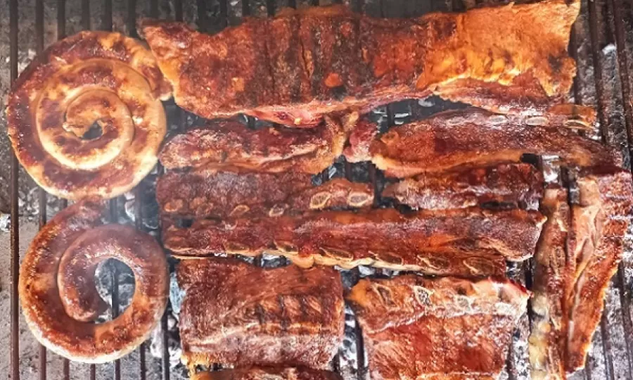 Comer asado, un lujo