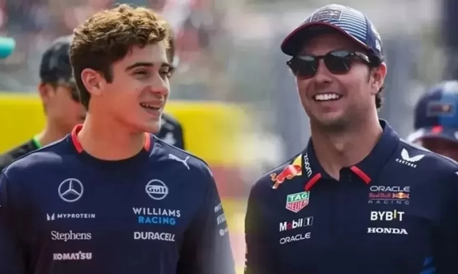 Checo P&eacute;rez elogi&oacute; a Colapinto antes de empezar la nueva temporada de la F&oacute;rmula 1